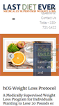 Mobile Screenshot of lastdietever.com